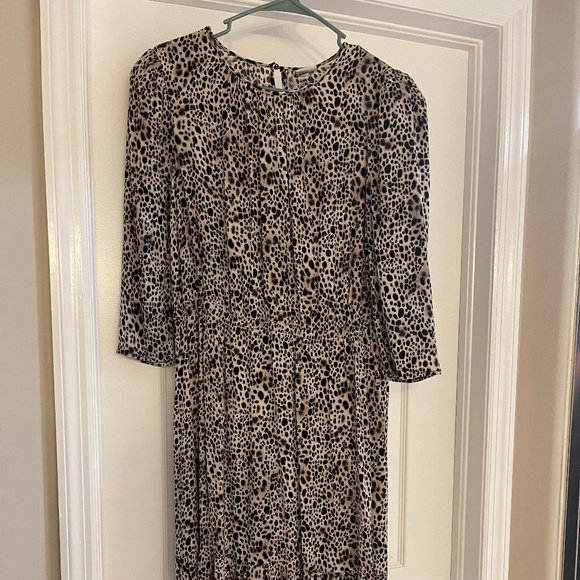 Midi animal print dress - Picture 1 of 2